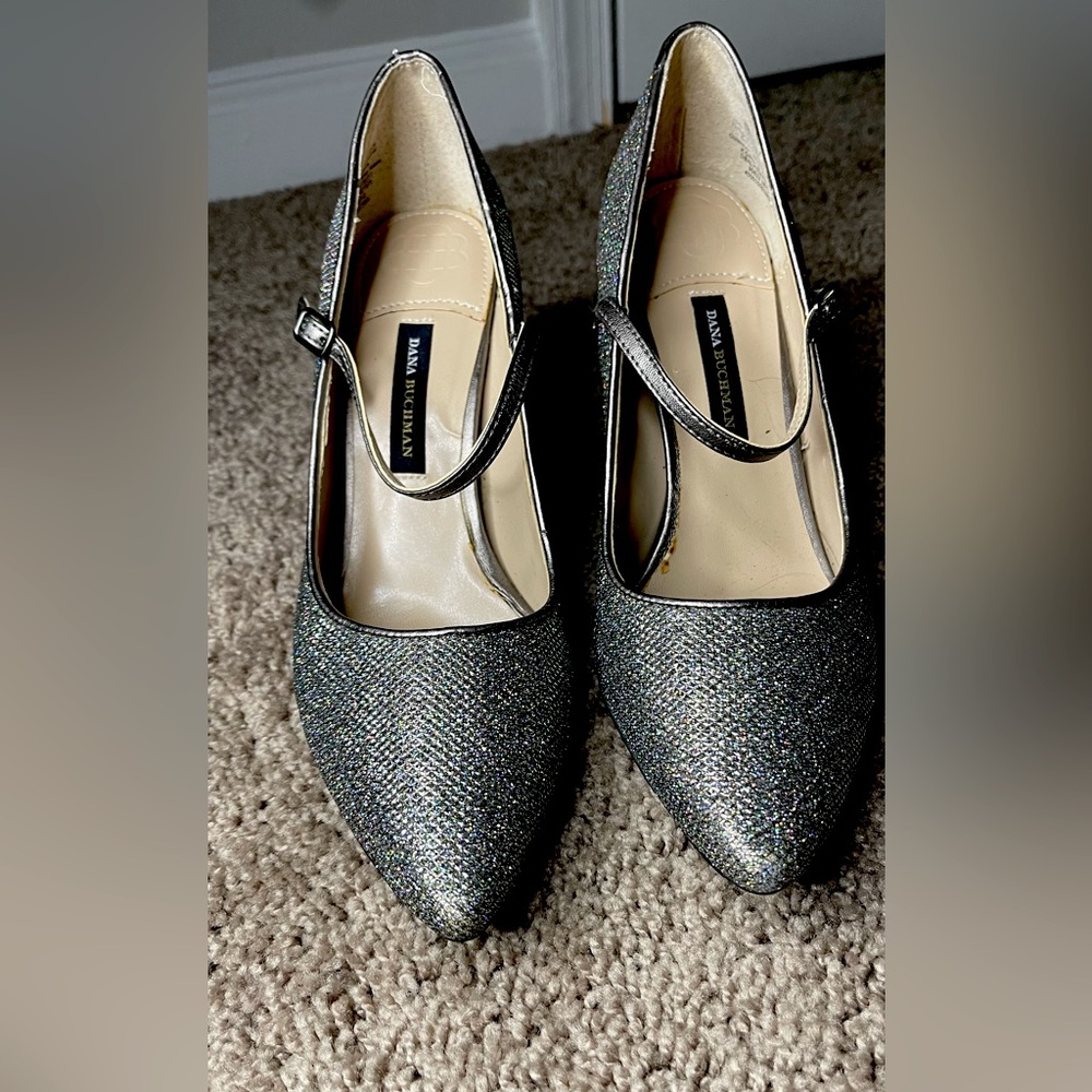 Dana Buchman Sparkle Strap Heels